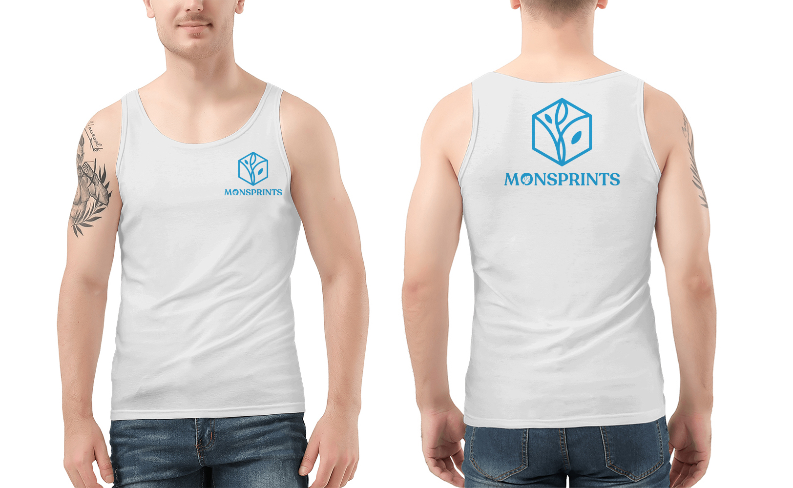 Men Tank top 2D